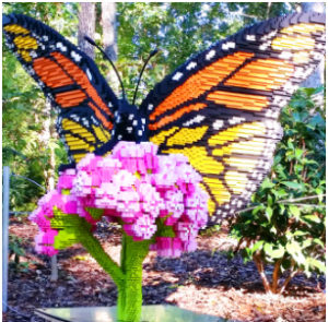 lego display at Atlanta Botanical Gardens - Gainesville