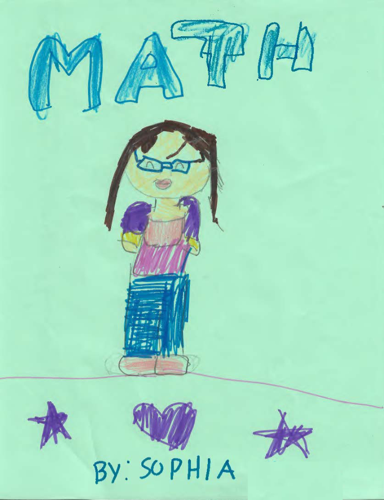 student drawing of math teacher